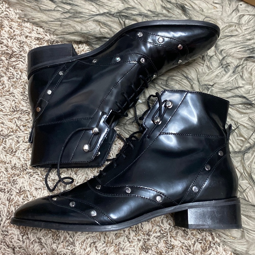 ASOS Lace Up Flat Boots